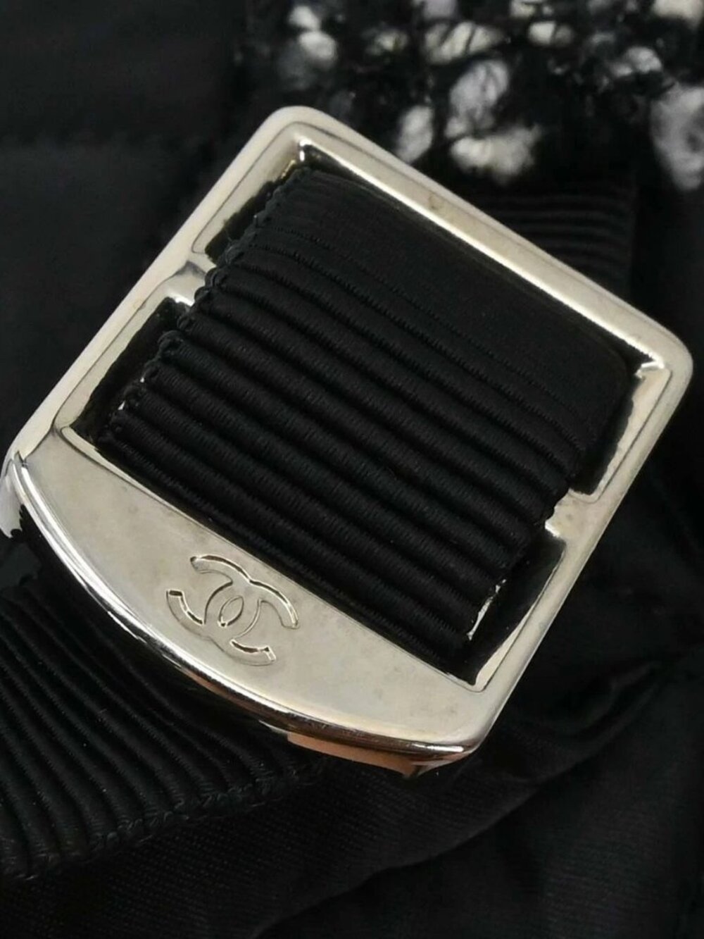 Chanel Black Tweed Nylon Backpack 197572 - Picture 7 of 16